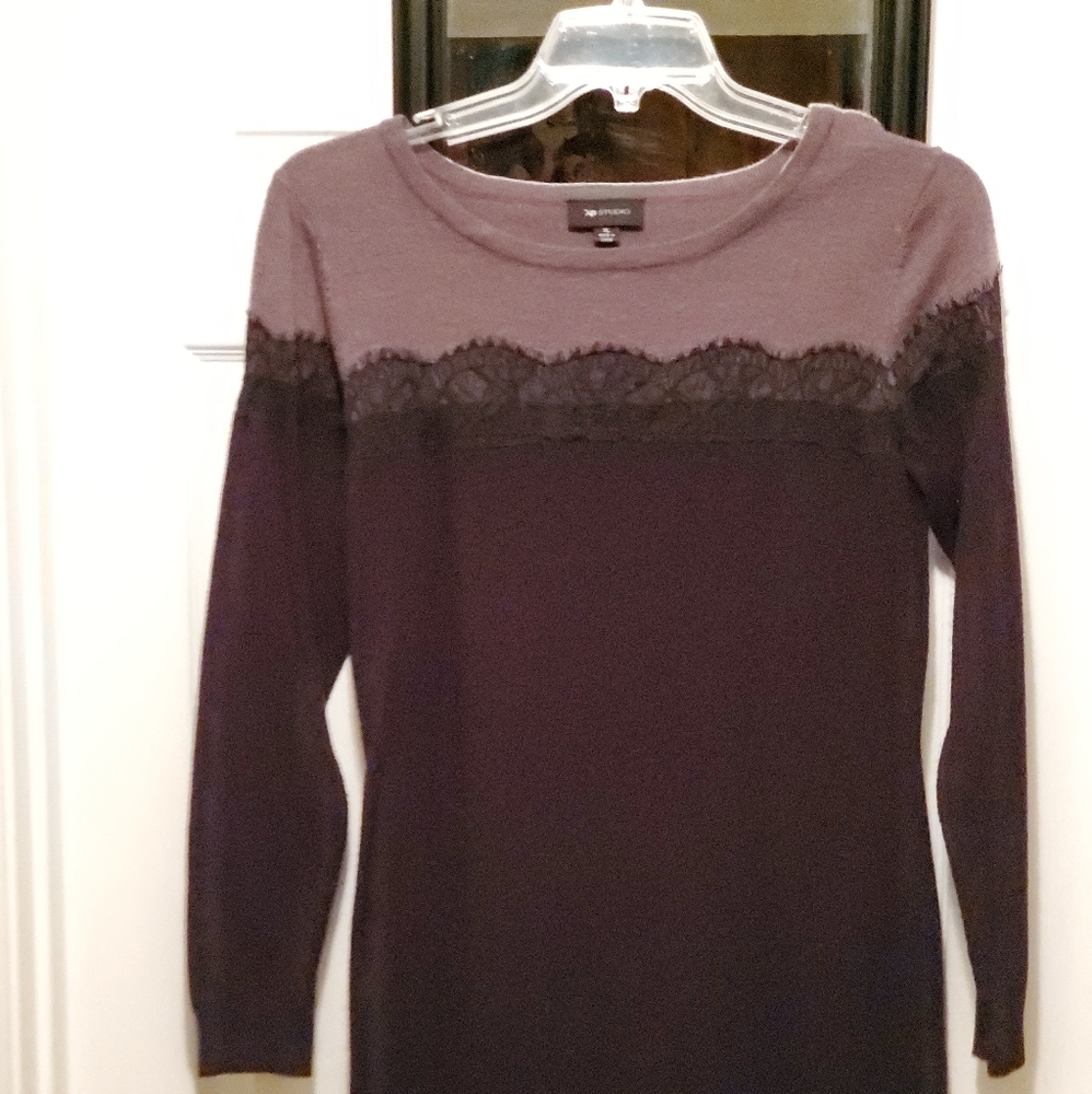 Black/Grey Sweater dress by AB Studio